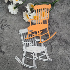 Rocking Chair Metal Cutting Dies for Card Making