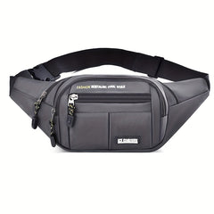 Men's Waist Pack Oxford Cloth Sports Chest Bag Large Capacity Crossbody Backpack