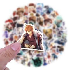 50pcs Anime Cartoon Stickers Laptop Water Bottle Luggage for Adults