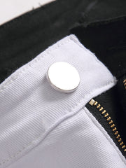 Men's Slim Fit Block Jeans for All Seasons
