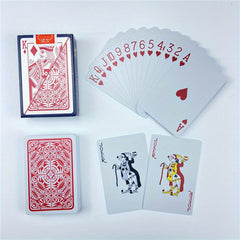Waterproof Poker Card Deck, Washable Adult Game Puzzle, PVC Resistant Patch