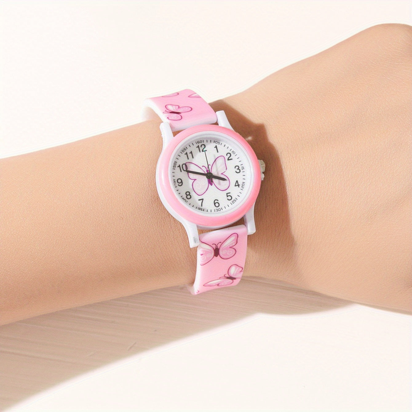 Girls Butterfly Silicone Watch for Party Gift
