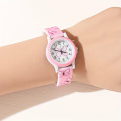 Girls Butterfly Silicone Watch for Party Gift