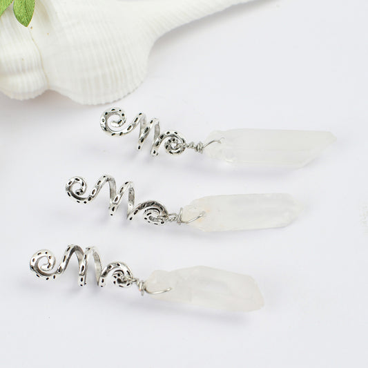 3pcs Crystal Hair Jewelry Set for Women Goddess Dreadlocks Accessories Kit