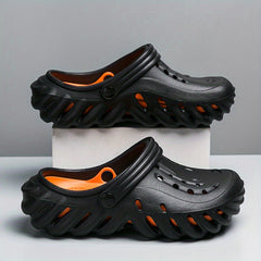 Men's Breathable Outdoor Slip On Clog Sandals - Casual Walking Shoes