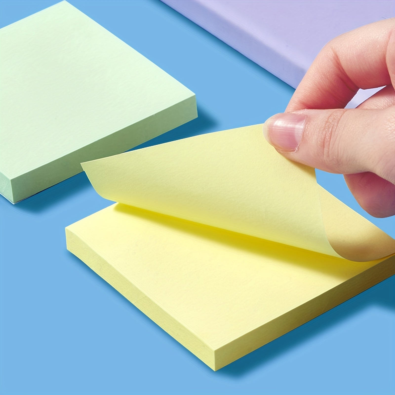 6pcs Macaron Sticky Notes 7 Memo Pad 300 Sheets