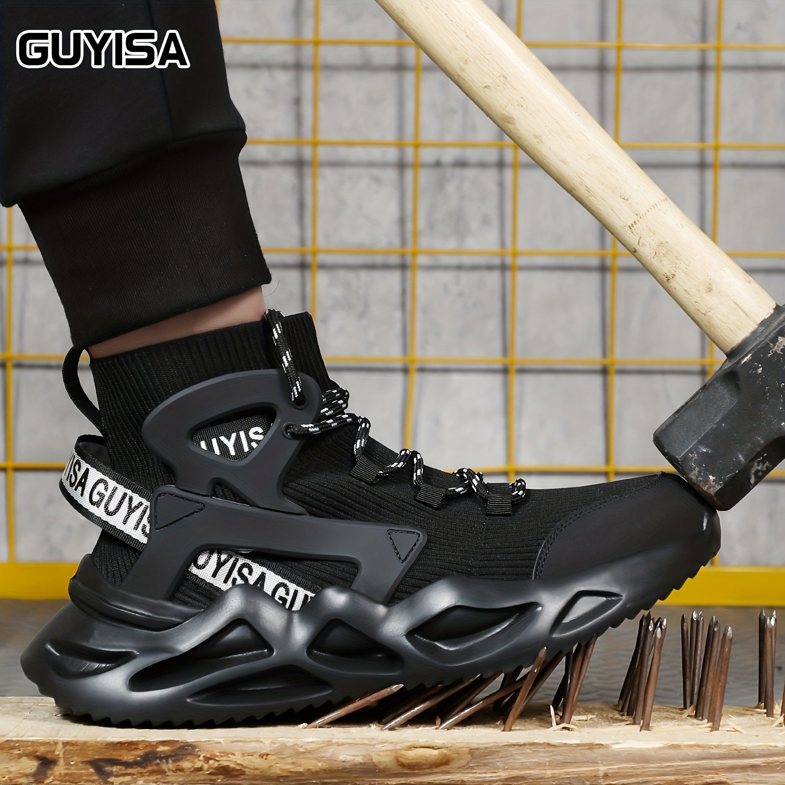 Anti Smashing Safety Shoes Puncture Proof Work Shoes