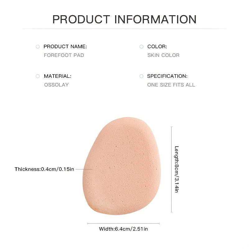 Forefoot Pads for Men and Women Soft Anti-wear Half Size Foot Pads