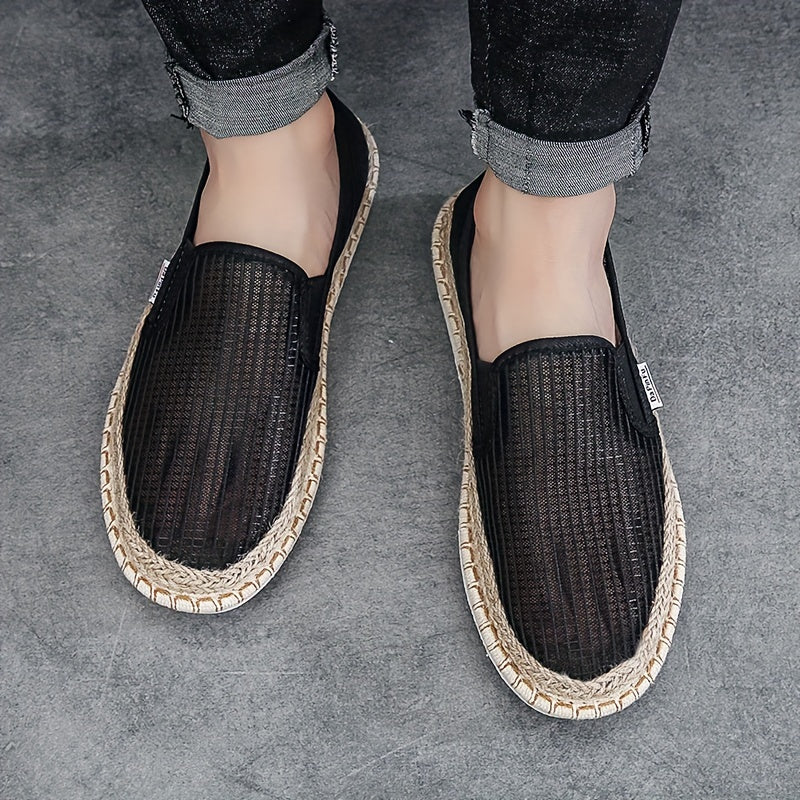 Men's Mesh Slip On Casual Shoes Breathable Comfy Loafers