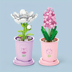 Flower Building Block Toys Jasmine & Hyacinth Model Gift
