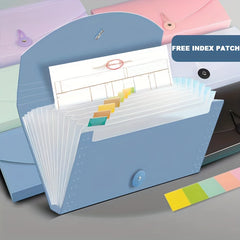 Accordion Folder 13 Grids Large Capacity Office Storage Bag