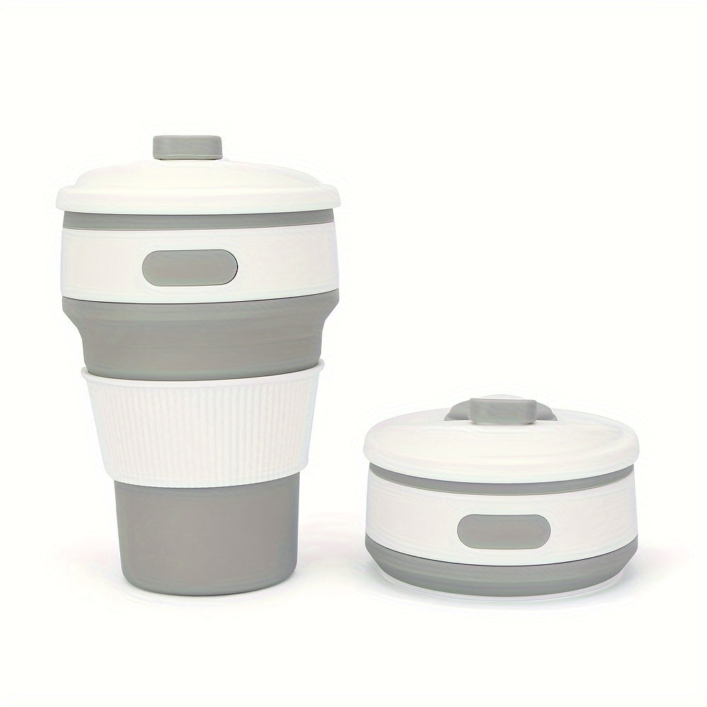350ml Silicone Foldable Water Cup Outdoor Portable Collapsible Bottle