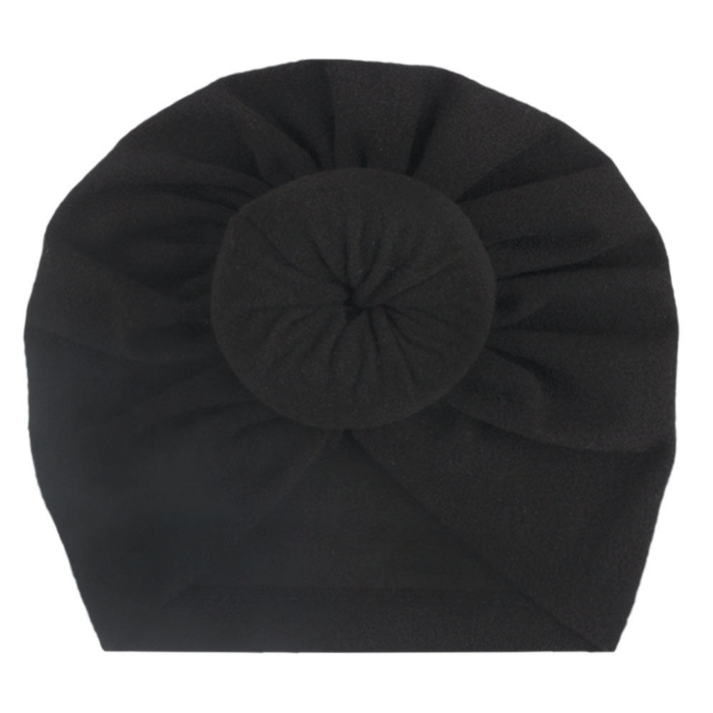 Newborn Infant Knotted Turban Headwrap Hat for Baby Boys and Girls