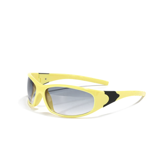 Y2K Narrow Sunglasses Stylish Shield Wrap Around Eyeglasses Women Eyewear