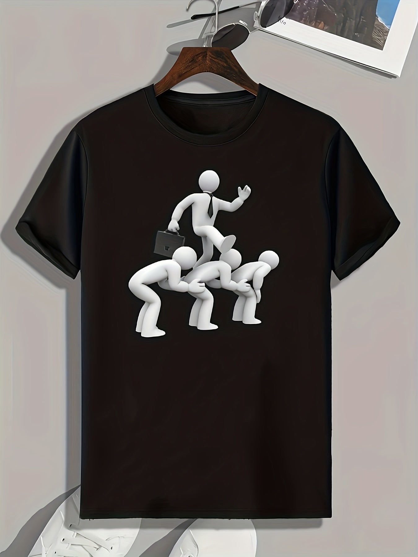 Little Man Mold Print Men's Graphic T shirt