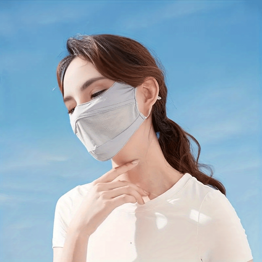 UV Resistant Ice Silk Mask for Cycling Running Outdoor Sports