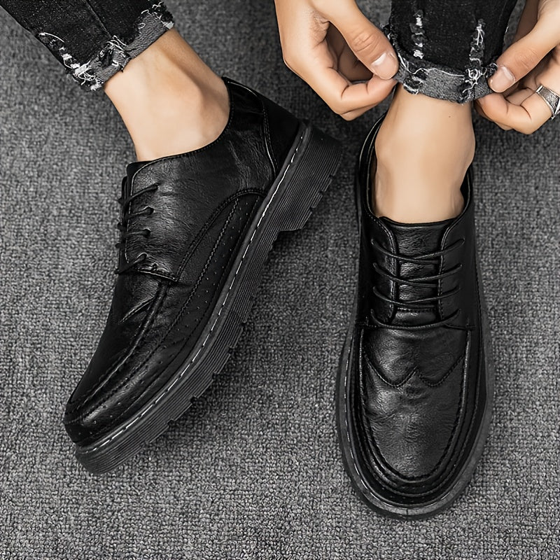 Men's Wingtip Brogue Leather Shoes Formal Sneakers