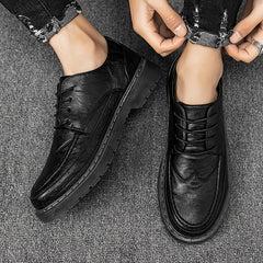 Men's Wingtip Brogue Leather Shoes Formal Sneakers