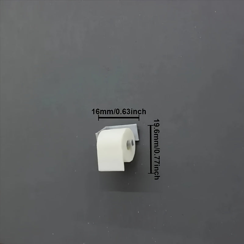 Mini Toilet Paper Roll w/ Holder for Dollhouses Tiny Rooms Easter Scenes