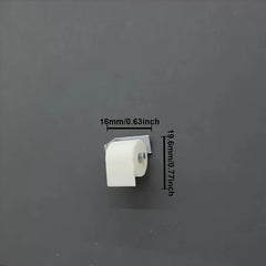 Mini Toilet Paper Roll w/ Holder for Dollhouses Tiny Rooms Easter Scenes
