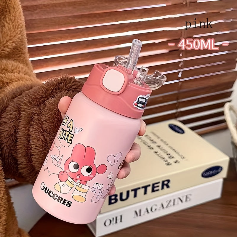 304 Stainless Steel Insulated Water Cup with Straw