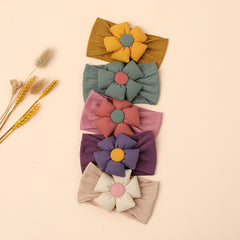 Flower Baby Headbands Hairbands Elastic Hair Accessories for Baby Girls