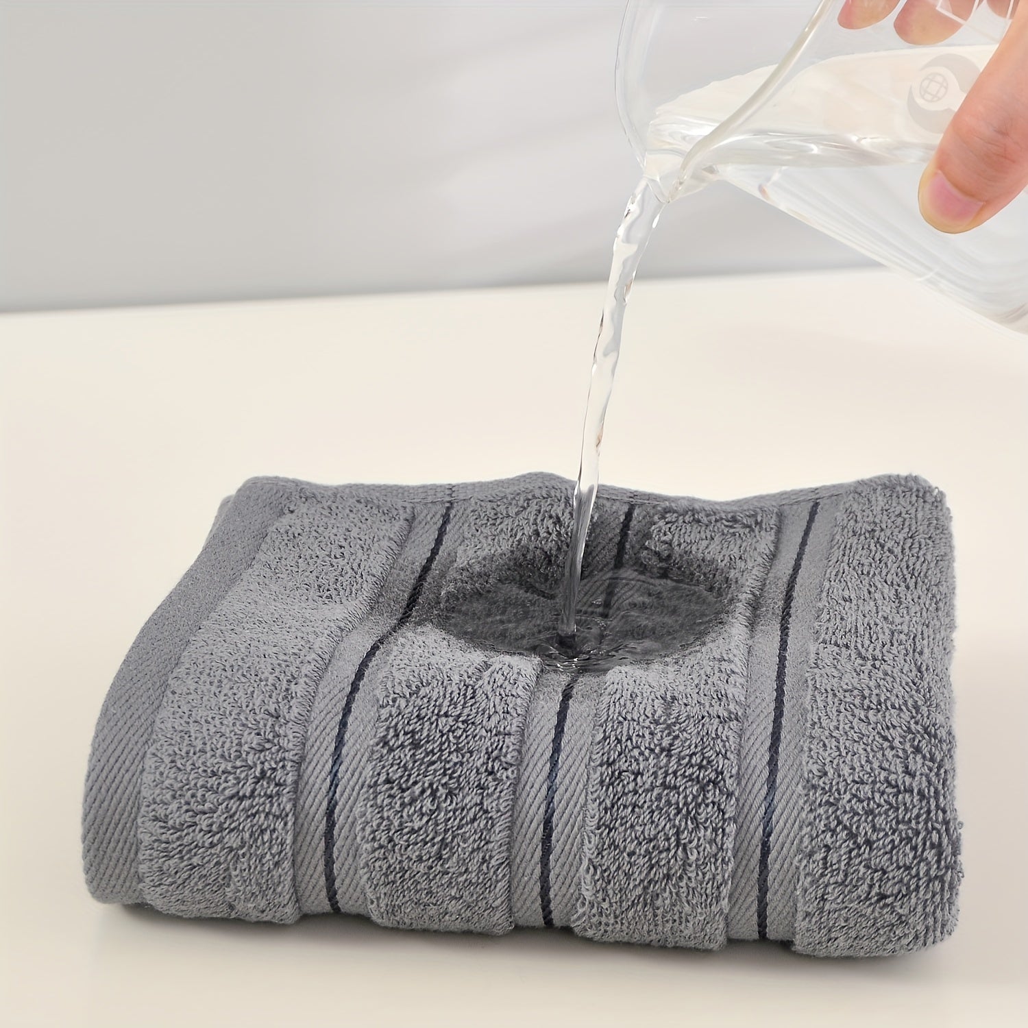 6pc Pure Cotton Towel Set for Bathroom
