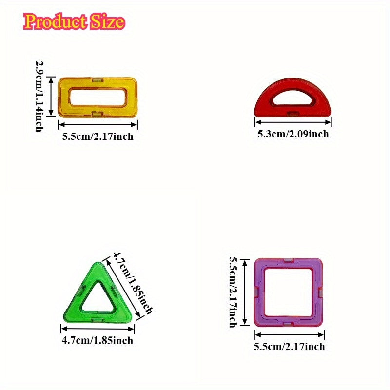 10pcs 3D Puzzle Block Building Toys Colorful Set Improve Creativity Skills