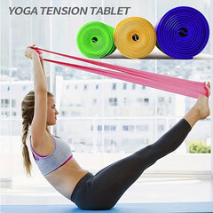 Solid Yoga Elastic Band TPE Fitness Resistance Band