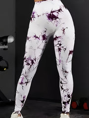 Tie Dye Seamless Leggings High Waisted Yoga Pants