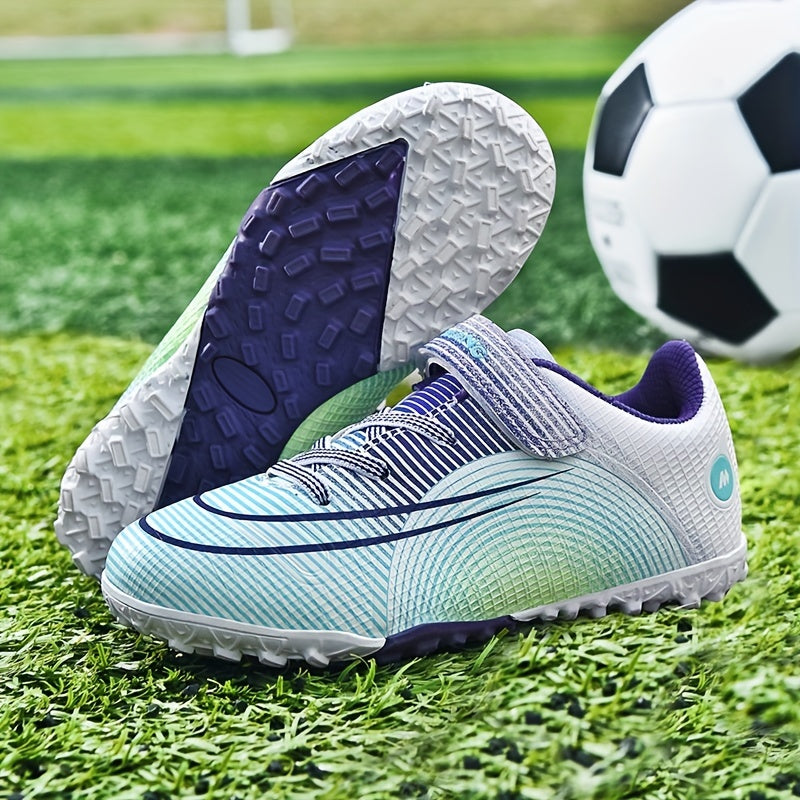Kids Non slip Football Shoes Training TF Cleats Lightweight Soccer Shoes