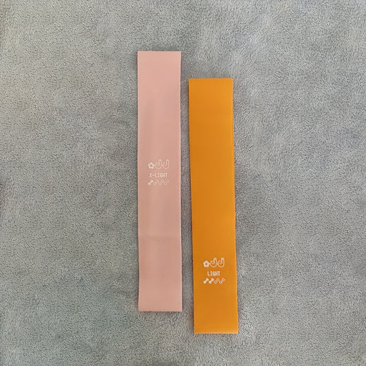2pcs Yoga Resistance Bands Different Levels Indoor Exercise