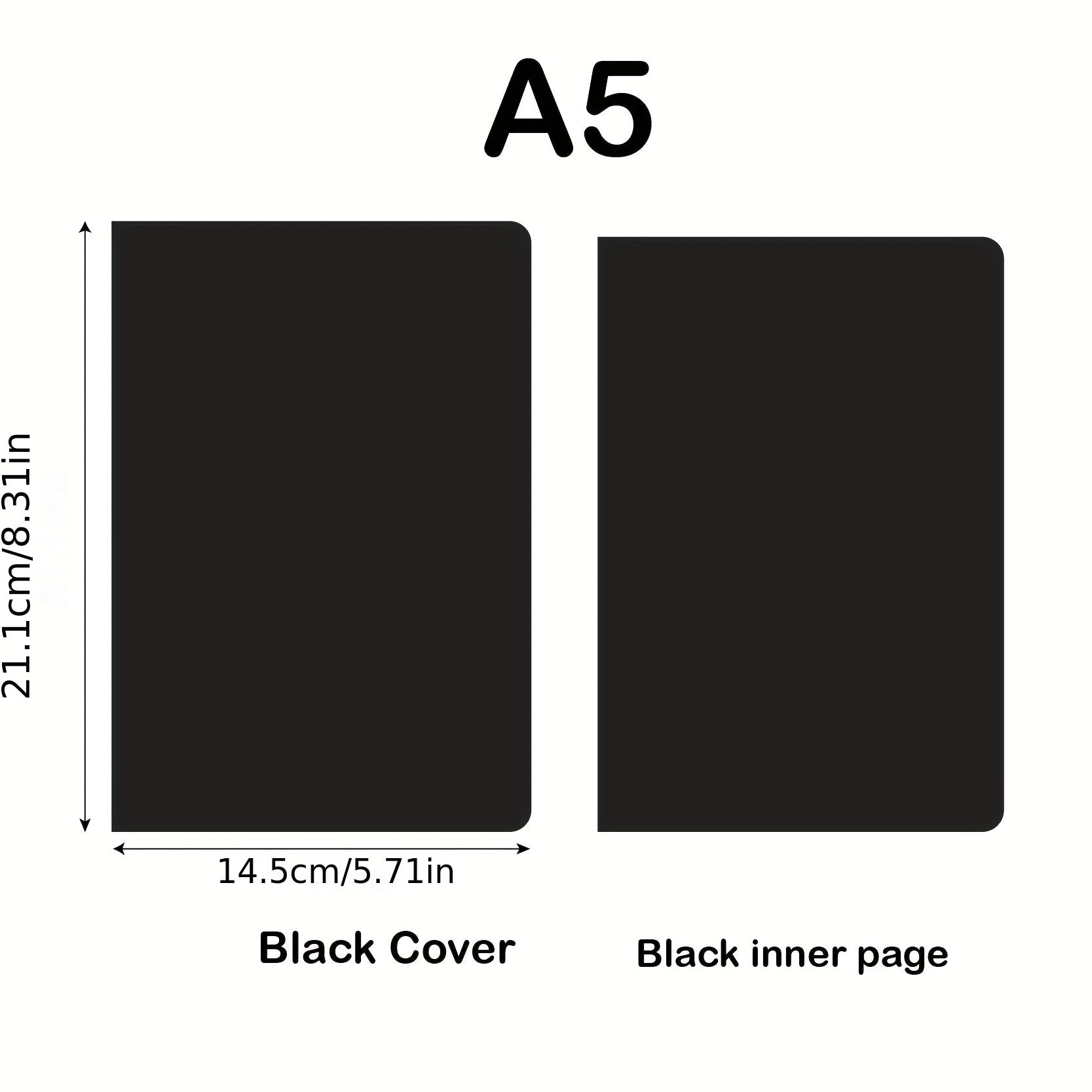 Minimalist Leather Notebook w/ Blank Inner Pages