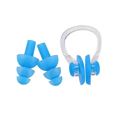 Waterproof Swimming Nose Clip & Earplugs Set Soft Silicone Unisex Diving