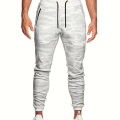 Camouflage Men's Sports Pants with Zipper Pocket