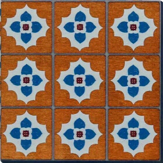 Vintage Floor Tiles Patterns for Dollhouses and Home Decor