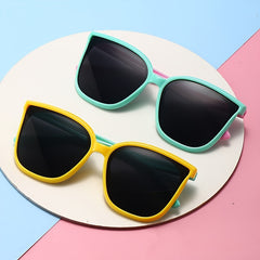 Kids Polarized Sunglasses Square Frame UV Protection