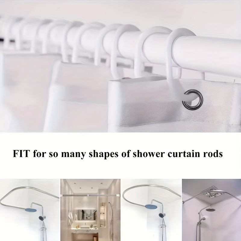 Golden Women's Jewelry Shower Curtain Set - 4pcs