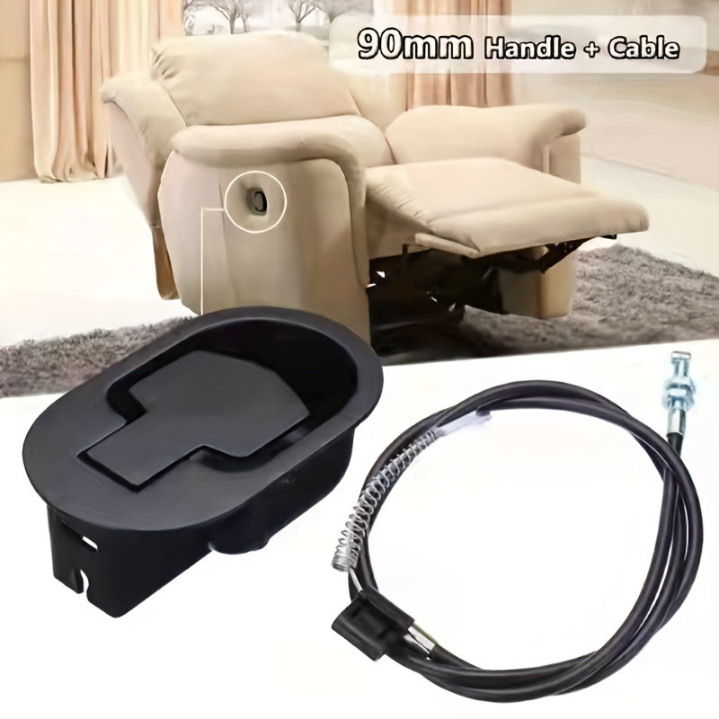 Aluminum Alloy Recliner Handle Replacement Parts With Cable