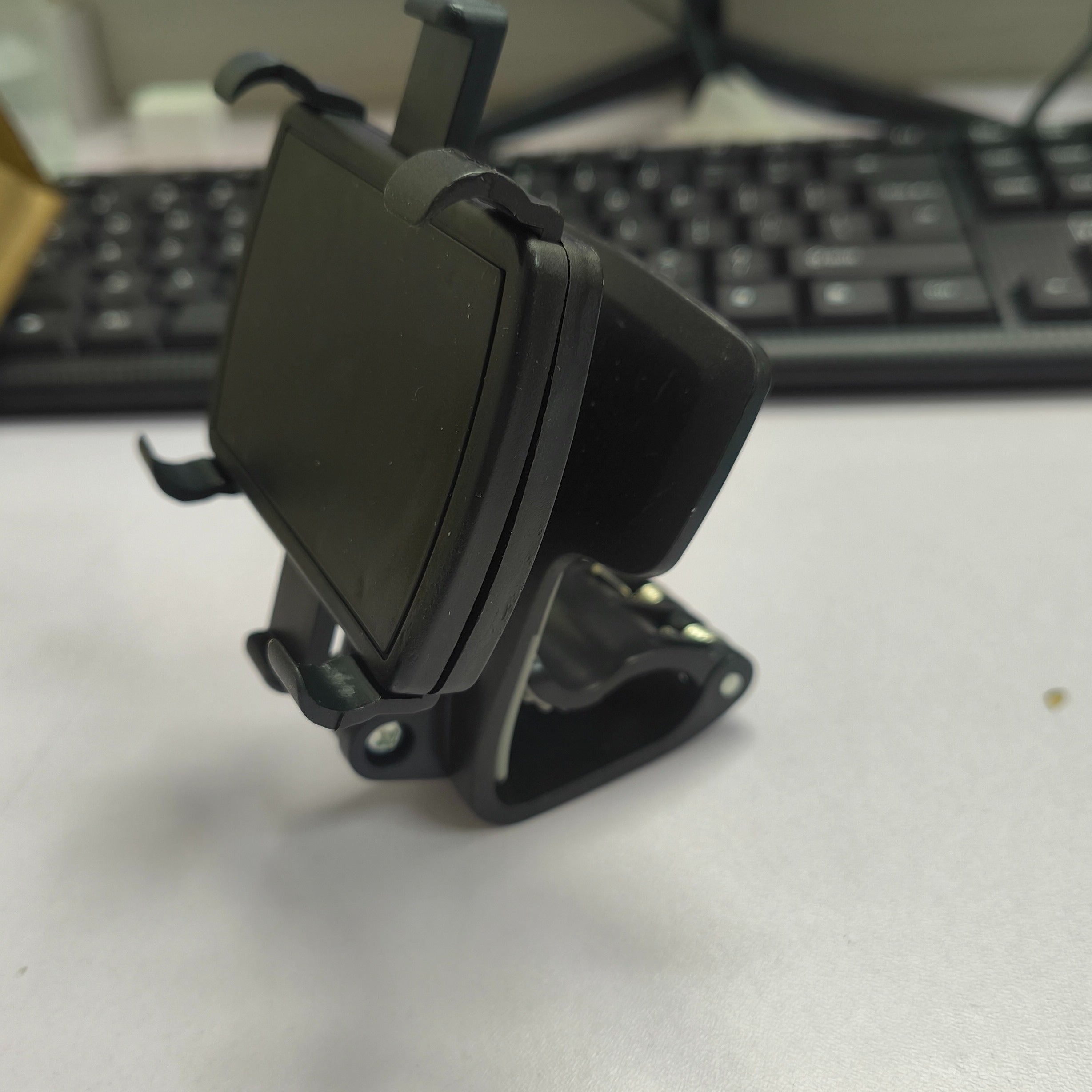Car Rearview Mirror Navigation Bracket with Mobile Phone Holder