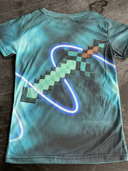 Boys Sword Graphic T-Shirt - Slim Fit Tee for Casual & Outdoor Wear