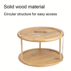 Cosmetic & Seasoning Storage Rack - Rotating Design
