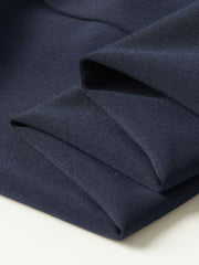 Men's Stretchy Dress Trousers Formal Solid Middle Business Wedding Party