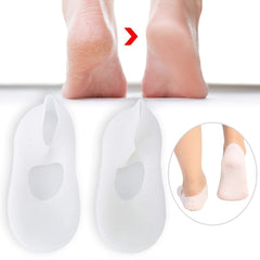 Silicone Moisturizing Socks for Dry Cracking Skin with Gel Heel