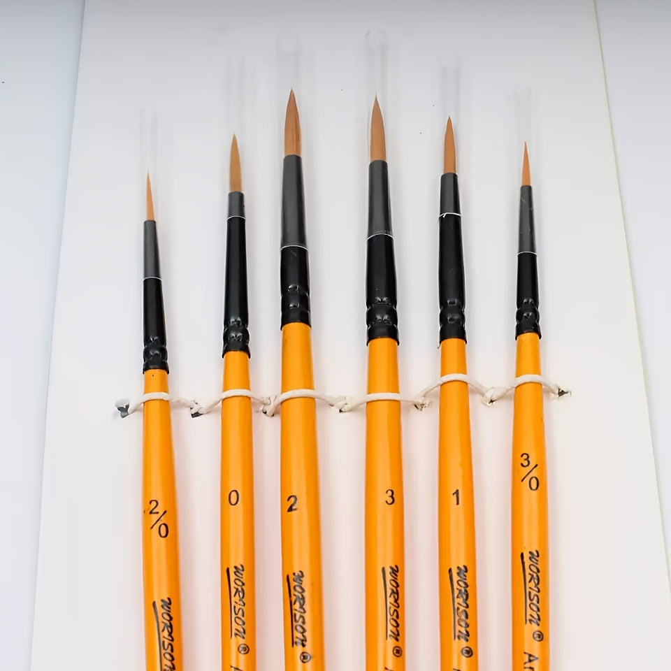 6pcs Fine Liner Paint Brush Set DIY Painting Tools