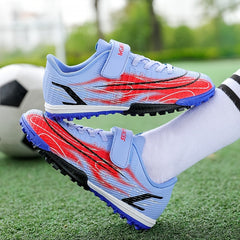 Kids Soccer Shoes TF Cleats Lightweight Athletic Shoes