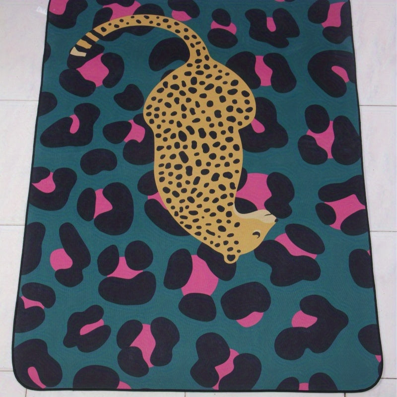 Leopard Anti Slip Area Rug - Wild Touch for Home Decor