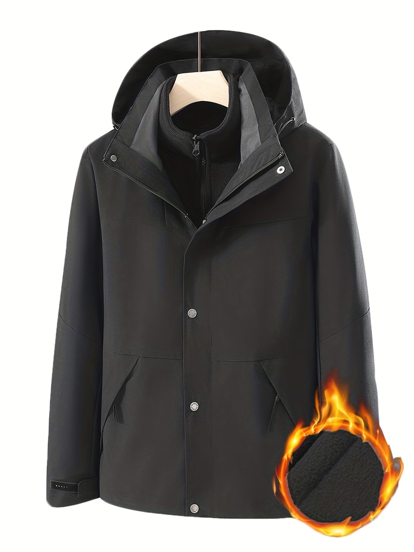 3in1 Block Warm Punch Jacket Casual Waterproof Windproof Jacket