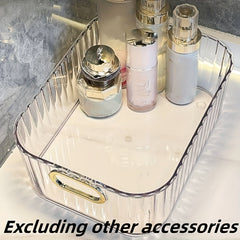 Desktop Cosmetics Storage Box Light Plastic Skincare Storage Basket