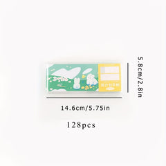 Mini Weekly Journal w/ Transparent Case Lightly Today Cartoon Notebook